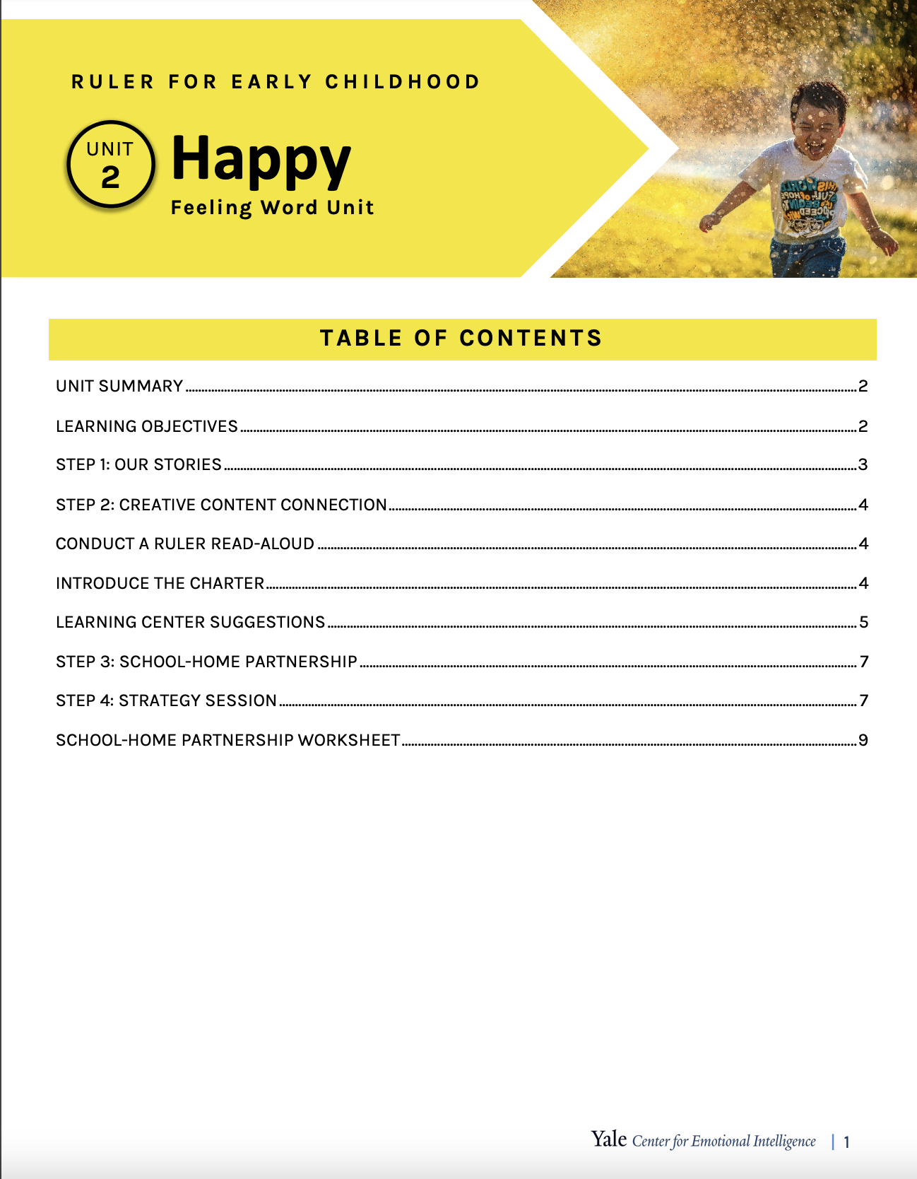 Sample Curricula - RULER Approach